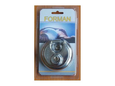 FORMAN diskus 70mm visací zámek  "AKČNÍ CENA BEZ SLEVY"