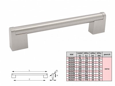 ALENA I úchytka 14/96(137) NEREZ "AKČNÍ CENA BEZ SLEVY"