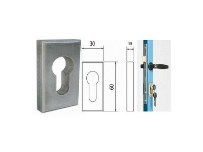 Kovový kryt vložky  30x60x15  2305015 "AKČNÍ CENA BEZ SLEVY"