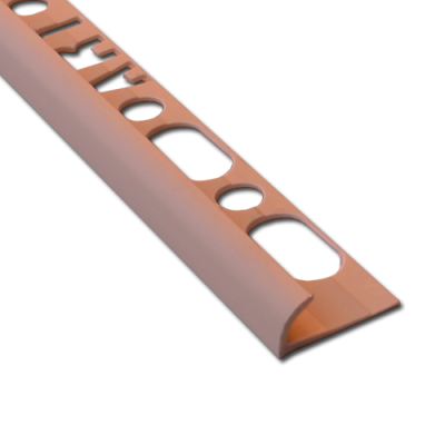 Ukončovací lišta profil na obklady PVC 10 mm karamel