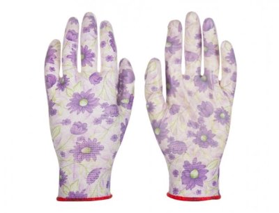NG 09253xx Rukavice IRIS pracovní polyesterový úplet velikost 7 15x140x270