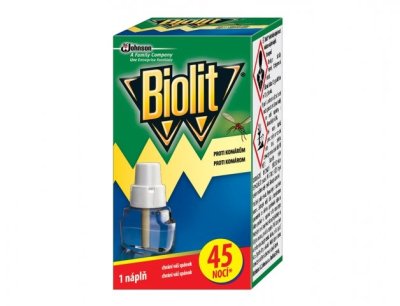 NG 5463 Náplň BIOLIT do elektrického odpařovače proti komárům 45nocí 50x50x90