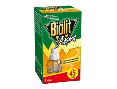 NG 5465 Náplň do odpařovače BIOLIT tekutá vůně pomeranče 45 nocí 50x50x90
