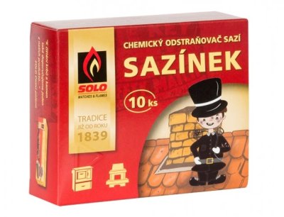 NG 39395 Odstraňovač sazí SOLO SAZÍNEK 10ks 32x97x81