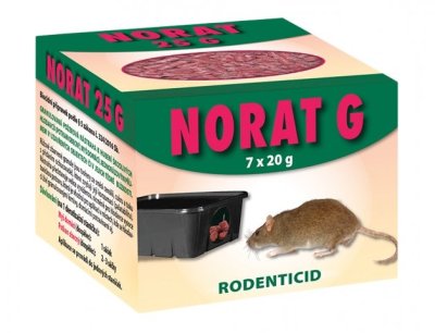 NG 6369_CCR Rodenticid NORAT 25 zrno 7x20g 70x70x95