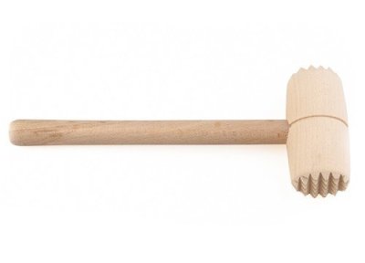KOLIMAX Dřevěné výrobky Palička na maso kulatá, délka 28 cm
