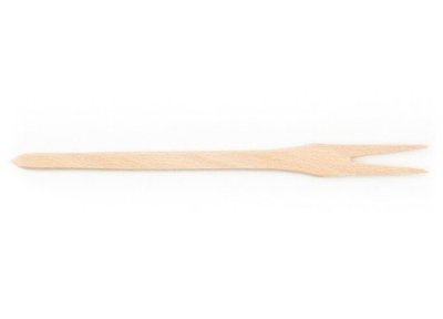 KOLIMAX Dřevěné výrobky Vidlička se dvěma hroty, délka 25 cm