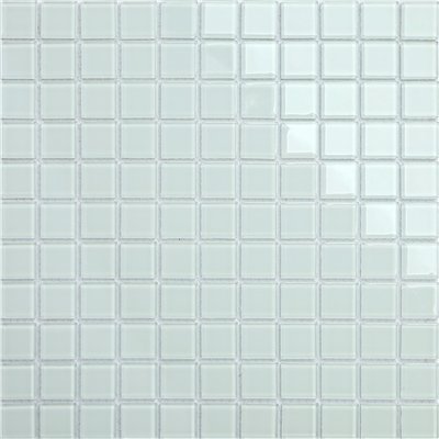 Mozaika CH4012PM skleněná bílá 30x30cm sklo
