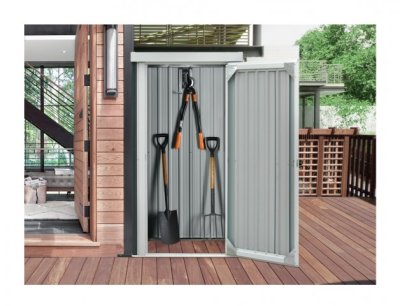 NG 49400 Přístřešek PREMIUM na nářadí pozink zelený 0,8m2 1x0,8x1,8m 810x980x1800