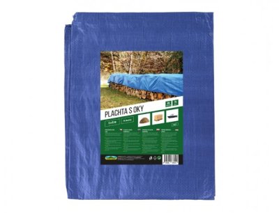 NG 00677 Plachta kašírovaná modrá 5x8m 70g 400x600x30