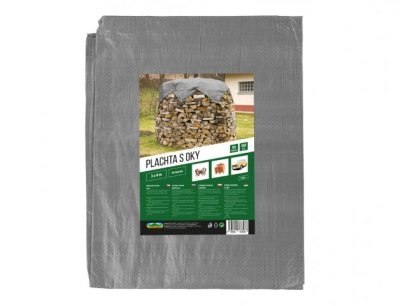 NG 00681 Plachta kašírovaná šedá 3x4m 100g 400x560x15