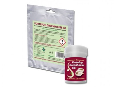 NG 7245_CCR Dýmovnice FORTEFOG GREENHOUSE česneková 30g 160x160x190