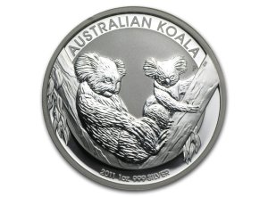 The Perth Mint Australian Koala Perth Mint stříbrná mince 1 Oz 2011