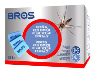 NG 5590 Náplň BROS do odpařovače proti komárům polštářky 20ks 36x98x73