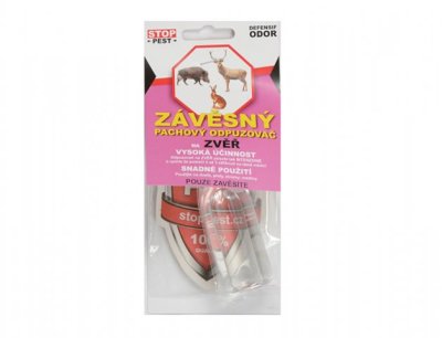NG 6893_CR Odpuzovač pachový ZVĚŘ 3ks závěs + 30ml 35x80x175
