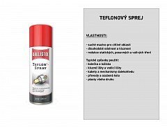 Teflon sprej 200 ml, BALLISTOL 25611 (25600)