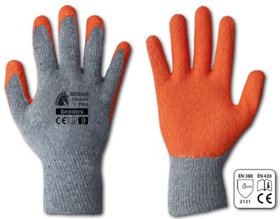 Latexové ochranné rukavice HUZAR CLASSIC PLUS vel. 11