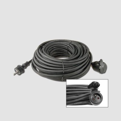 EMOS Prodlužovací kabel | gumový, 1 zásuvka, 230 V / 10 m (1,5 mm²)