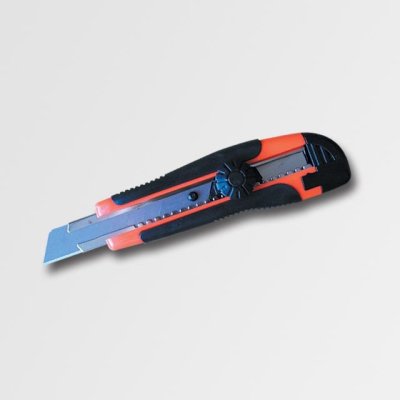STAVTOOL Nůž ulamovací pogumovaný, šroubová aretace | C60, 18 mm