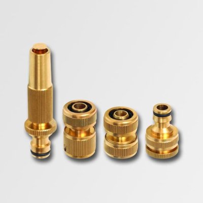 XTLINE Sada 4ks - hubice, adaptér 3/4”-1”, 2 rychlospojky