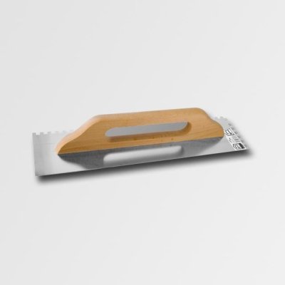 STAVTOOL Hladítko nerezové zubové | 480x130 mm, zub 4x4 mm