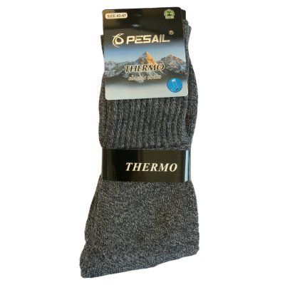 Thermo bavlněné ponožky mix barev vel. 43-47