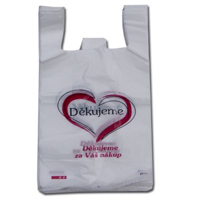 Taška HDPE 10Kg Děkujeme za Váš nákup 1000ks