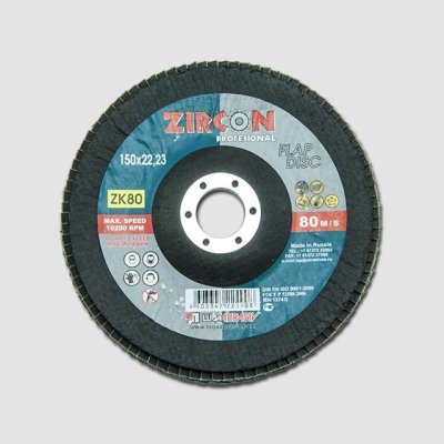 LUGA ABRASIVE Kotouč brusný lamelový - zirkon 125 mm, zr. 60