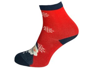 Vánoční bavlněné ponožky SMV2 vel. 32-35