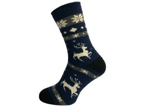 Max ponožky z alpaky - vánoční motivy vel. 44-47
