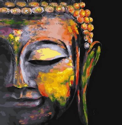 Olie's malování podle čísel Budha A