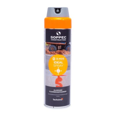 SOPPEC Značkovací sprej Soppec Ideal 360° | oranžový, 500 ml