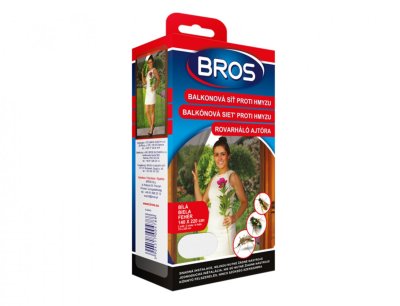 NG 9930 Síť BROS balkónová bílá 75x220cm 2ks 48x107x230