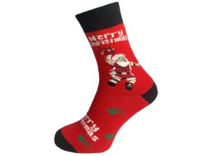 Termo Vánoční bavlněné ponožky SBB vel. 43-46
