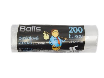 Mikrotenové sáčky na svačinu s uchy 22 x 12 x 47 cm - 3600ks