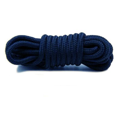 Kulaté tkaničky do bot modré - 130 cm