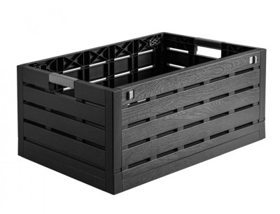 NG 49318 Přepravka WOOD manipulační skládací 60x40x28cm 55l 390x590x55