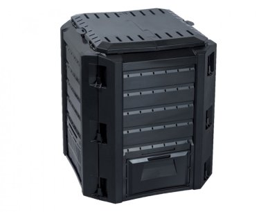 NG 48706 Kompostér COMPOGREEN plastový černý 380l 750x750x820