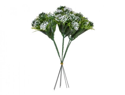 NG 31423bz Větvička DROBNÉ KVÍTKY LÉTO X1 6ks 23cm 40x120x230