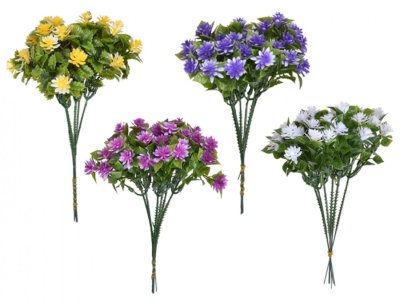 NG 31426xx Větvička KVĚTY LÉTO X1 6ks 23cm 40x120x220