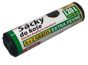 LDPE sáčky do koše 120L - 70 x 110 cm - 7ks Extra silné