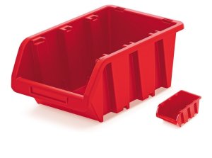 Plastový úložný box TRUCK 115x80x60 červený KTR12