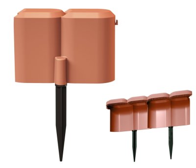 Palisada zahradní SNAIL 190 cm - barva: terakota