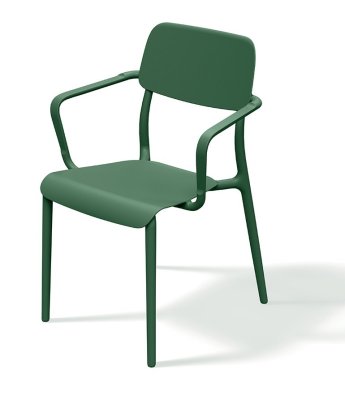 Židle s područkami RIMO 570x555x840 - barva: tmavě zelená