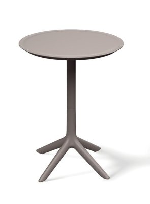 Výsoký kulatý stůl RIMO 570x570x745 - barva: zemitě hnědá