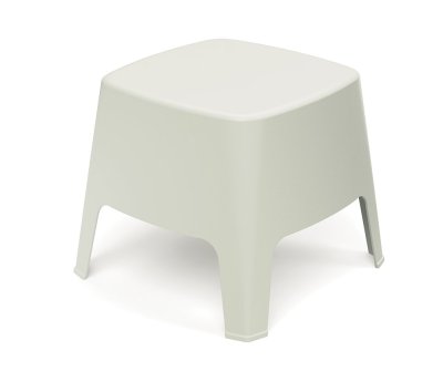 Stolička & odkládací stůl MILANE 485x485x420 - barva: béžová