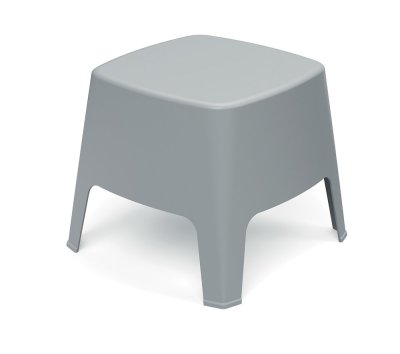 Stolička & odkládací stůl MILANE 485x485x420 - barva: šedá