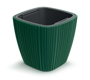 Květináč ORO 29 cm - barva: tmavě zelená