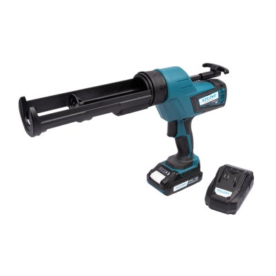 XTLINE Aku vytlačovací pistole 310 ml, 18 V + baterie 2.0 Ah + nabíječka 2.4 A