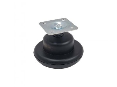 Kluzák s plotýnkou C65 ČERNÝ MAT (45kg)výška 45 mm